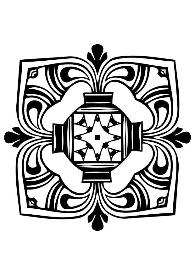 Coloriage motif