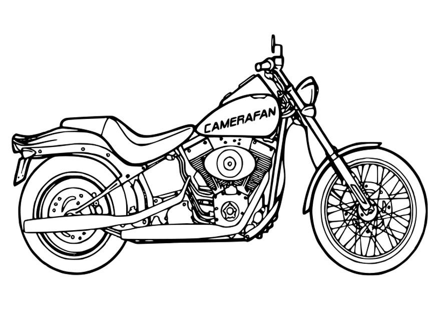 moto Coloriage moto