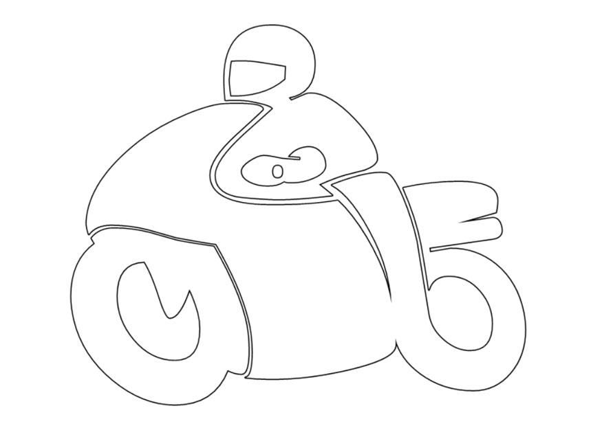 motocycliste Coloriage motocycliste