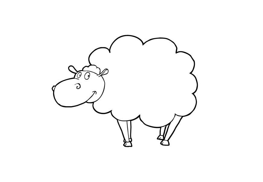 mouton Coloriage mouton