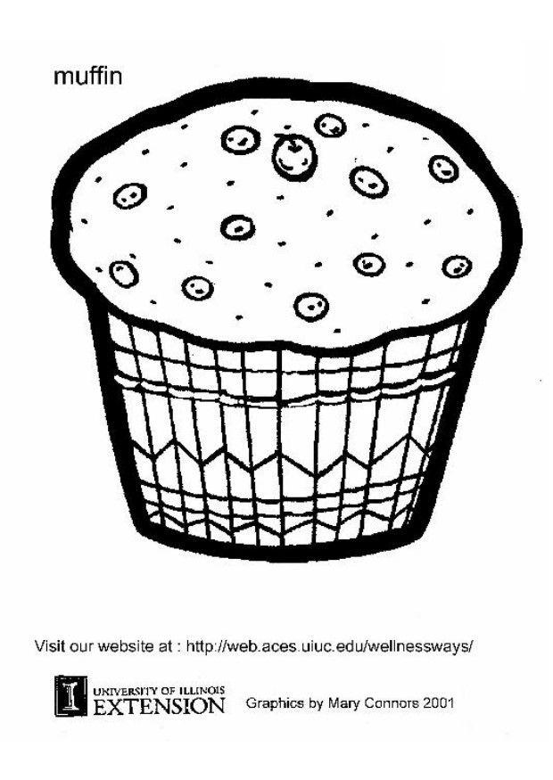 muffin Coloriage muffin