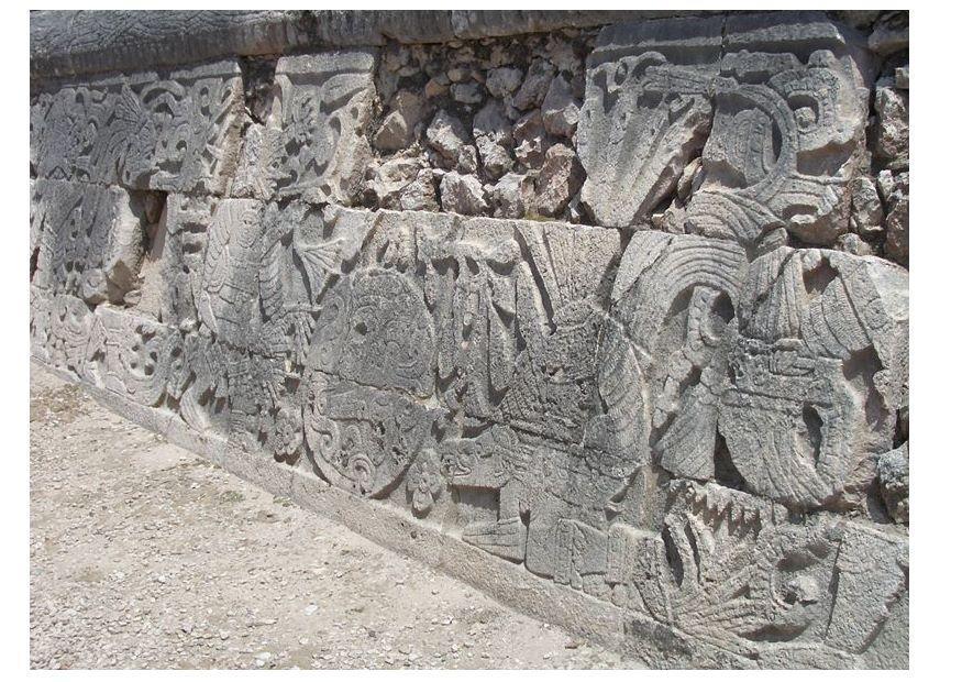 mur du stade A chichen itzA Photo mur du stade A chichen itzA
