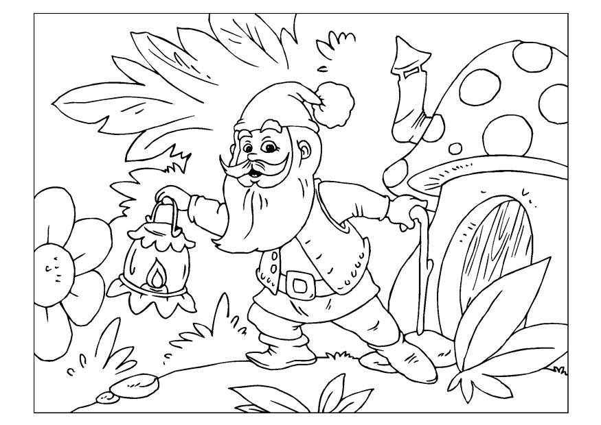 nain Coloriage nain