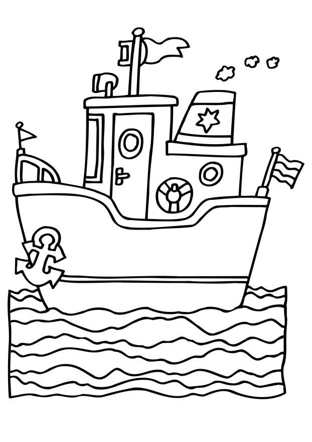 navire Coloriage navire
