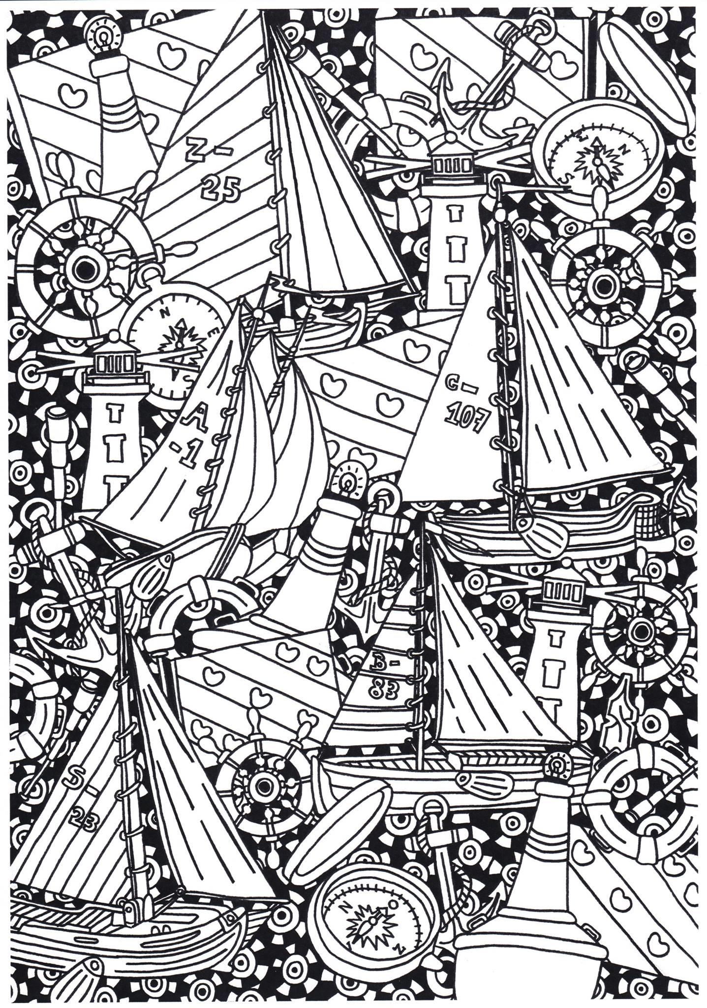 navires Coloriage navires