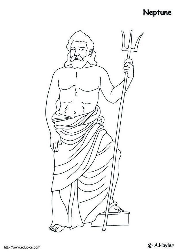 neptune Coloriage neptune