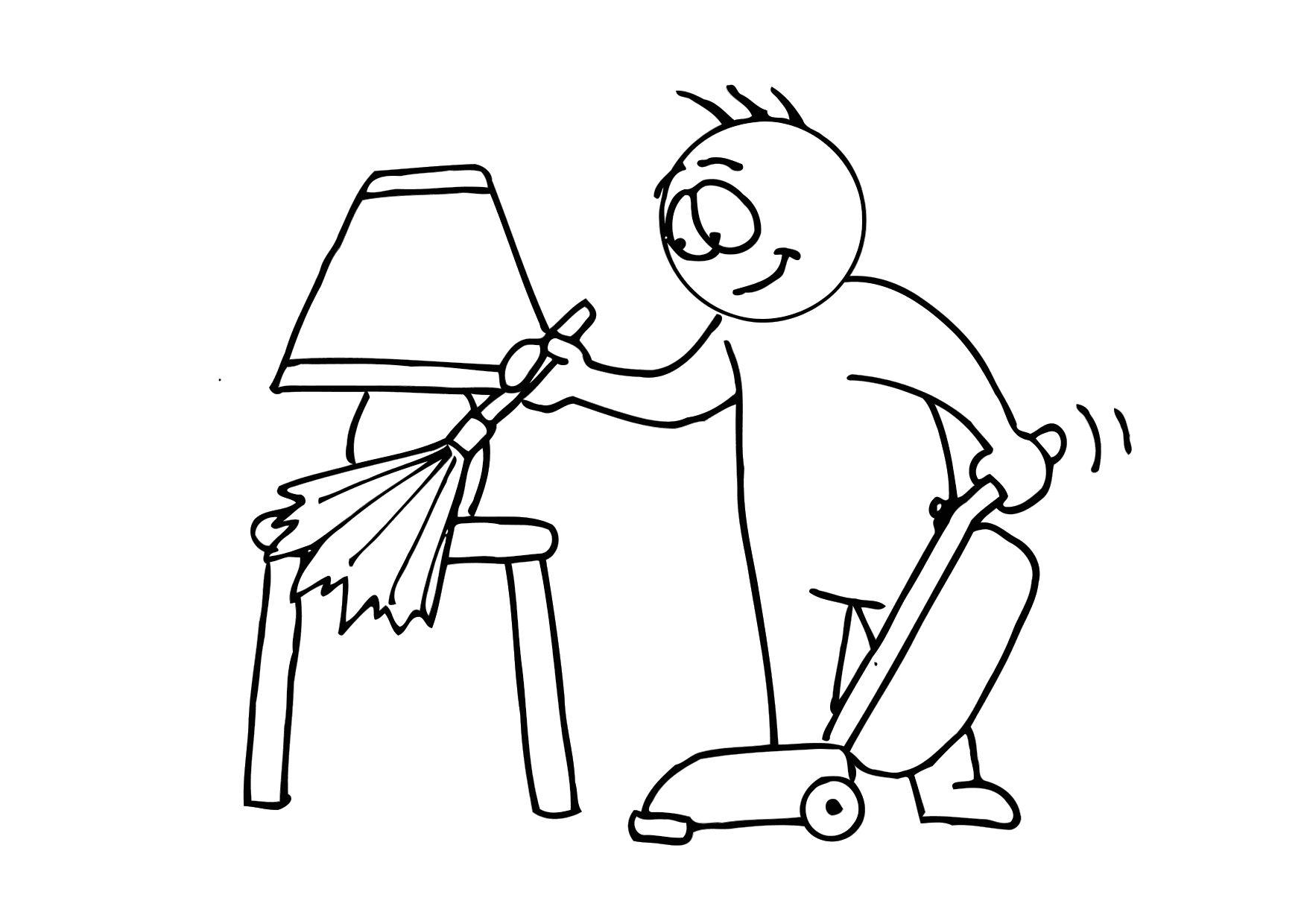 nettoyer Coloriage nettoyer