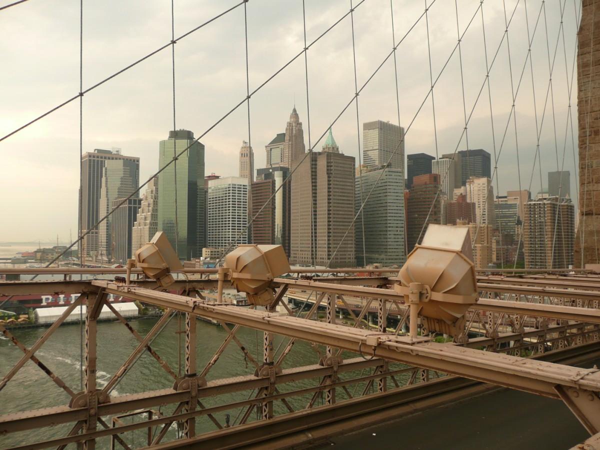 new york - brooklyn bridge and manhattan Photo new york - brooklyn bridge and manhattan