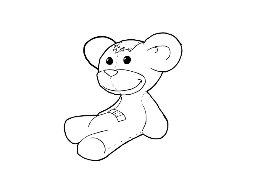 nounours Coloriage nounours