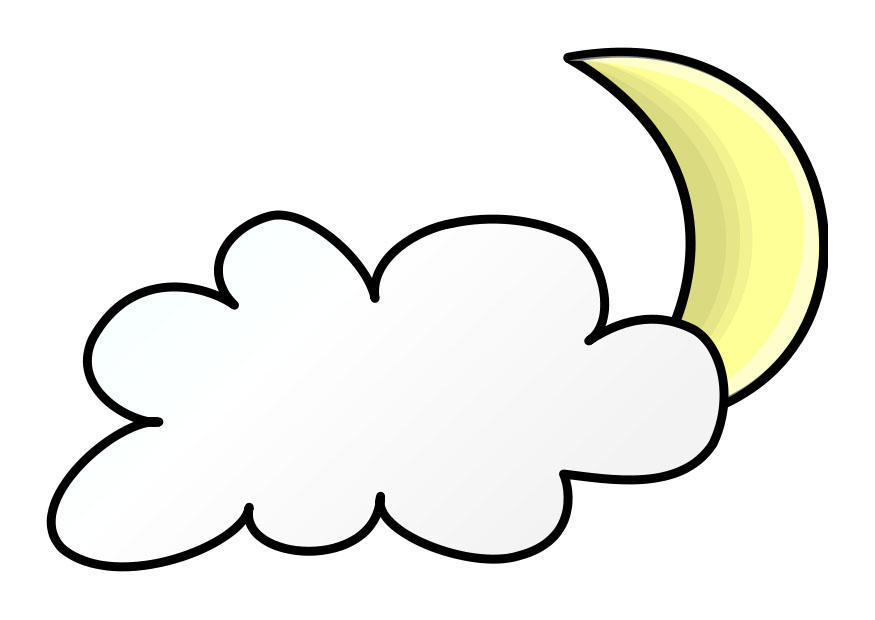 nuit nuageuse Image nuit nuageuse