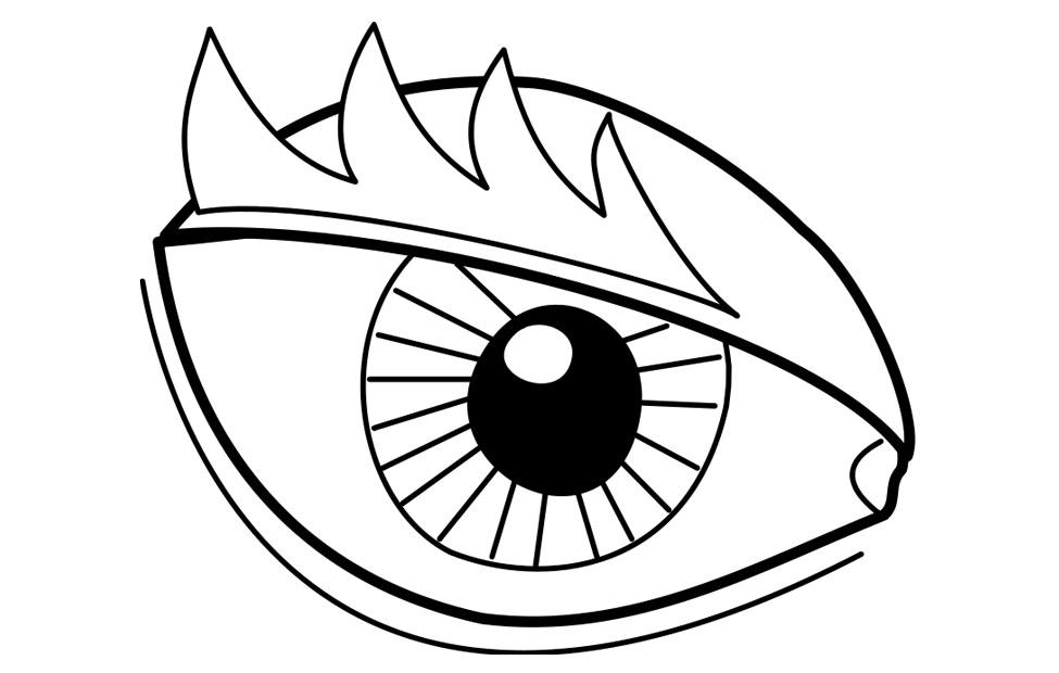 oeil Coloriage oeil
