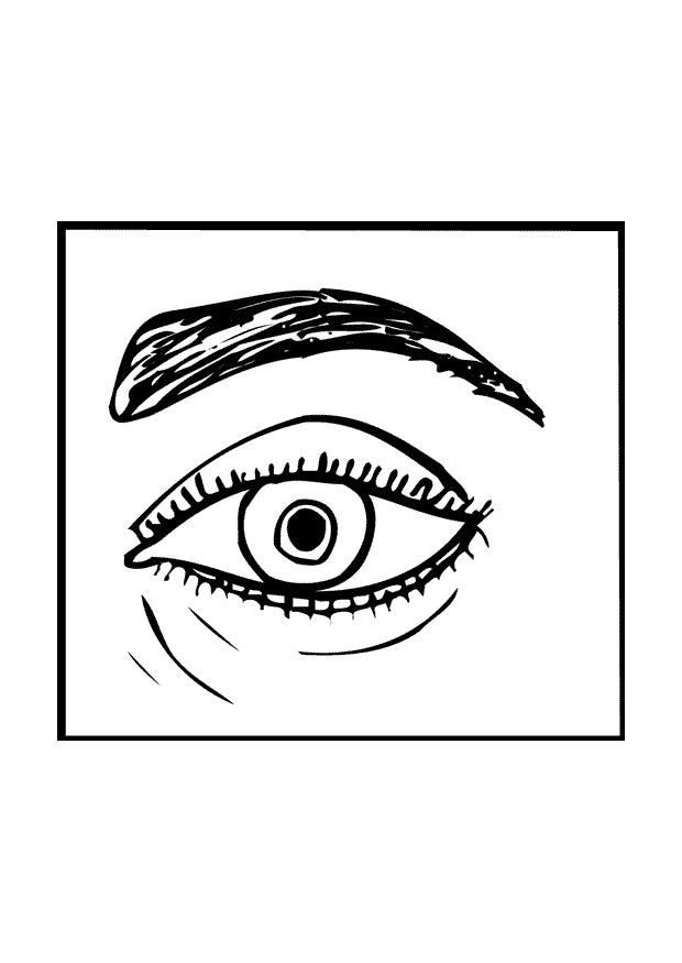 oeil Coloriage oeil
