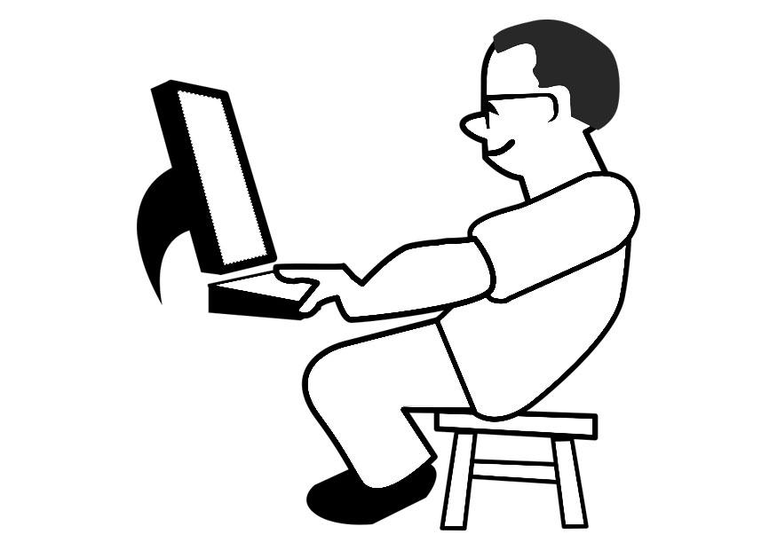 ordinateur Coloriage ordinateur