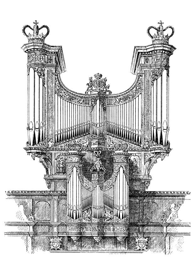 orgue Coloriage orgue