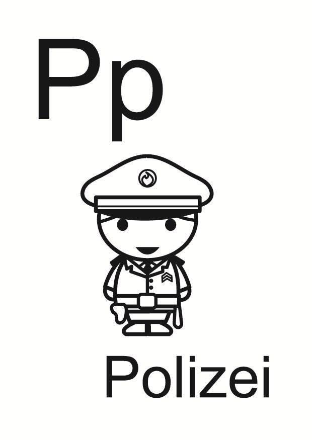 p Coloriage p