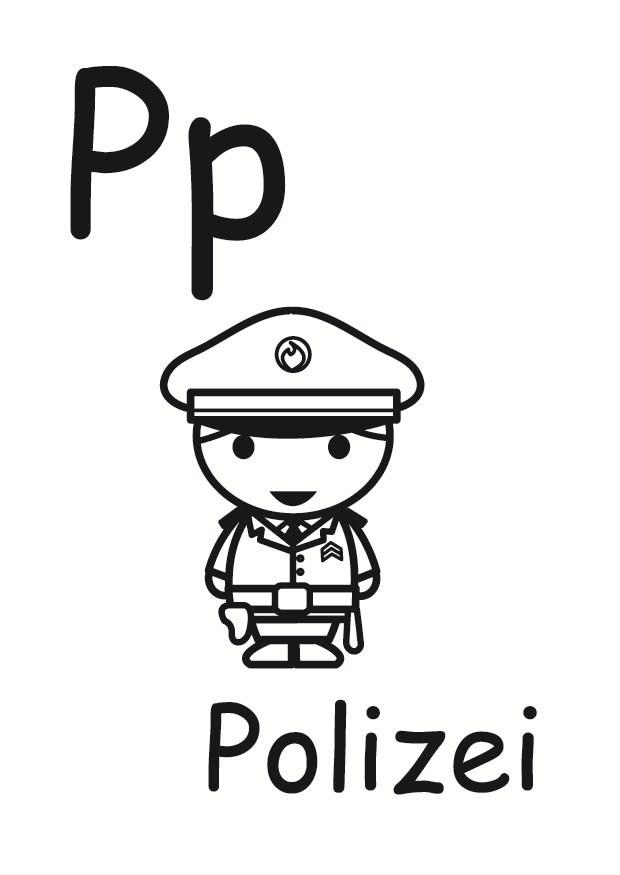 p Coloriage p