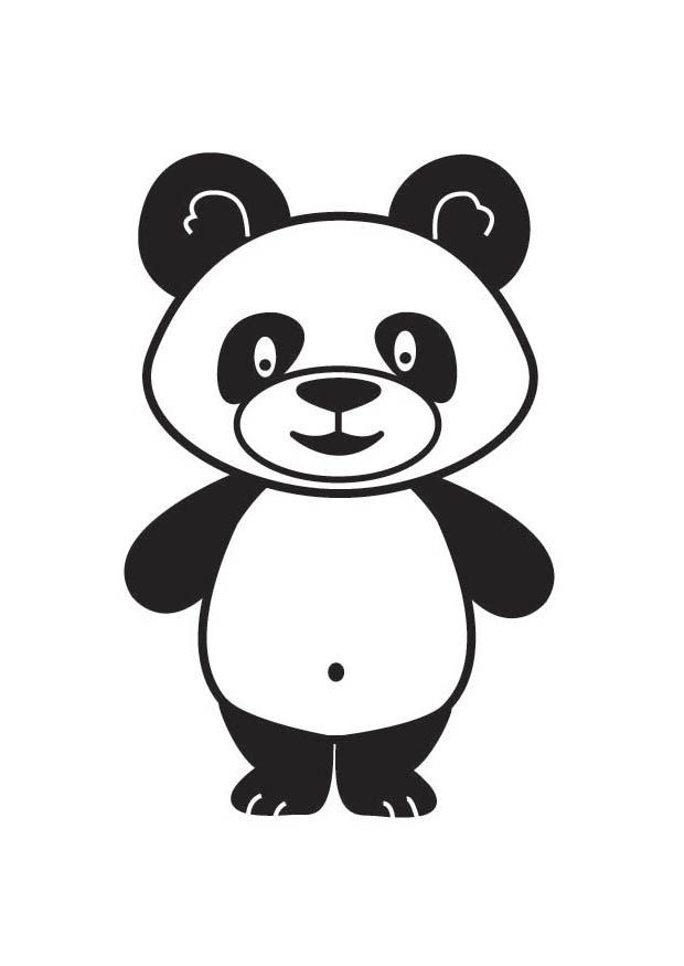panda Coloriage panda