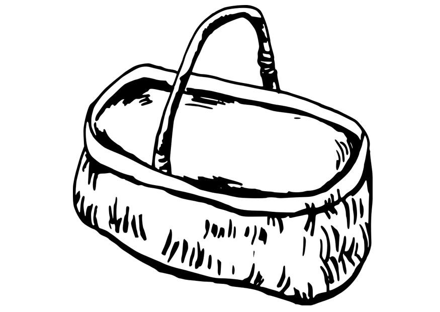 panier Coloriage panier