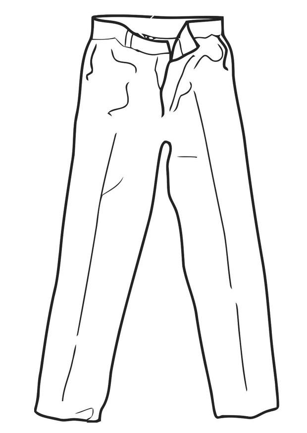 pantalon Coloriage pantalon