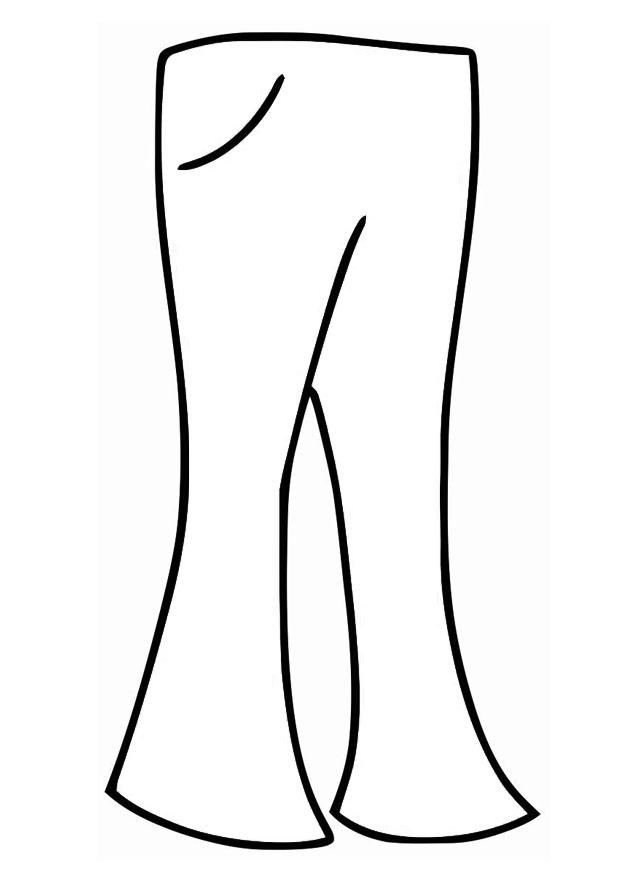 pantalon Coloriage pantalon