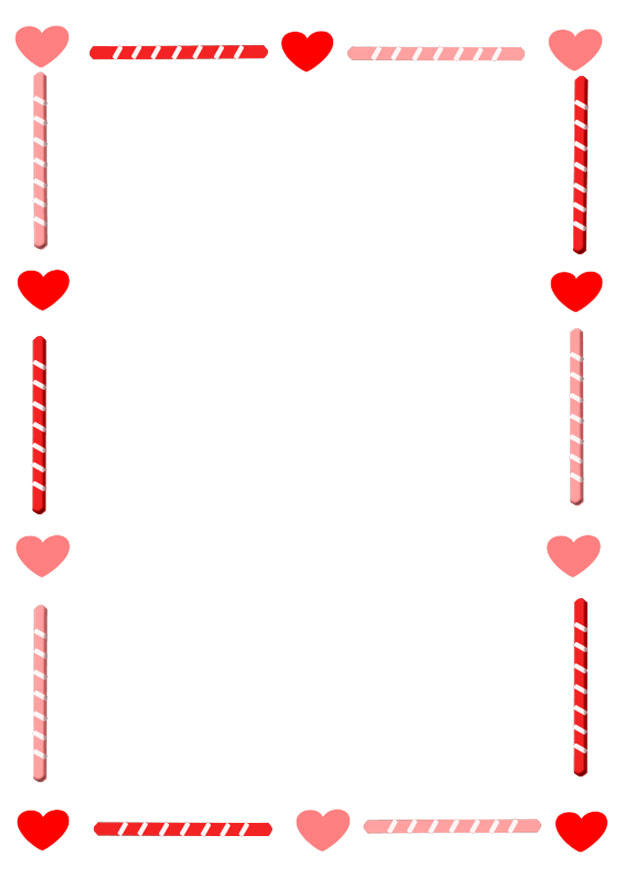 Image papier A  lettres valentin