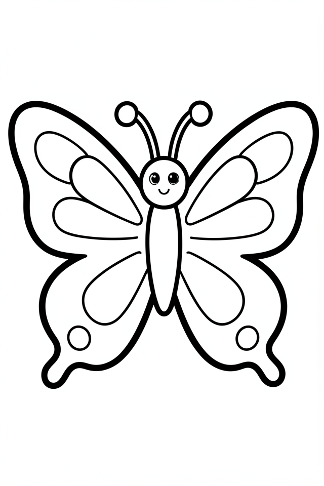 Coloriage papillon
