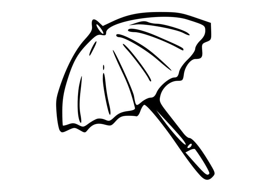 parapluie Coloriage parapluie