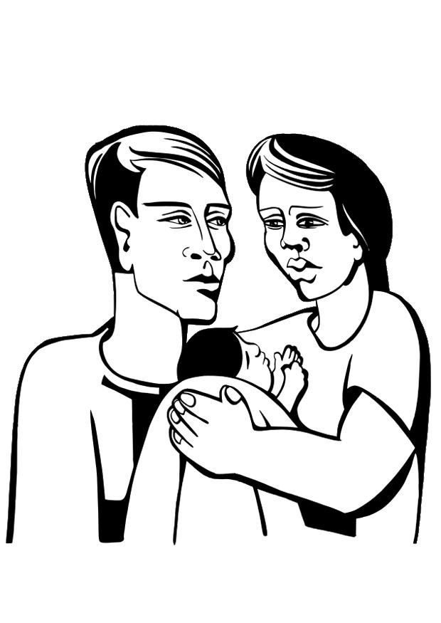 parents Coloriage parents