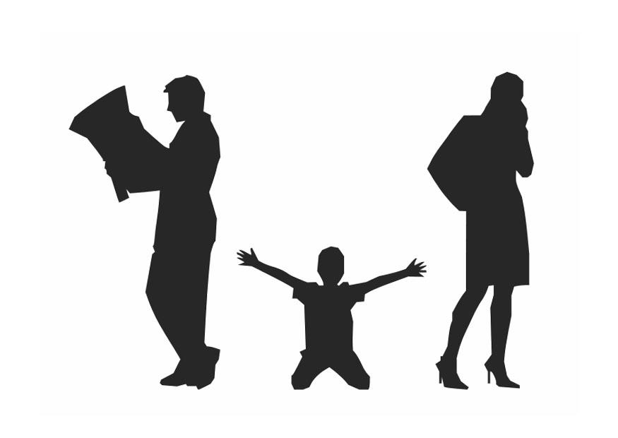 parents sA©parA©s Coloriage parents sA©parA©s