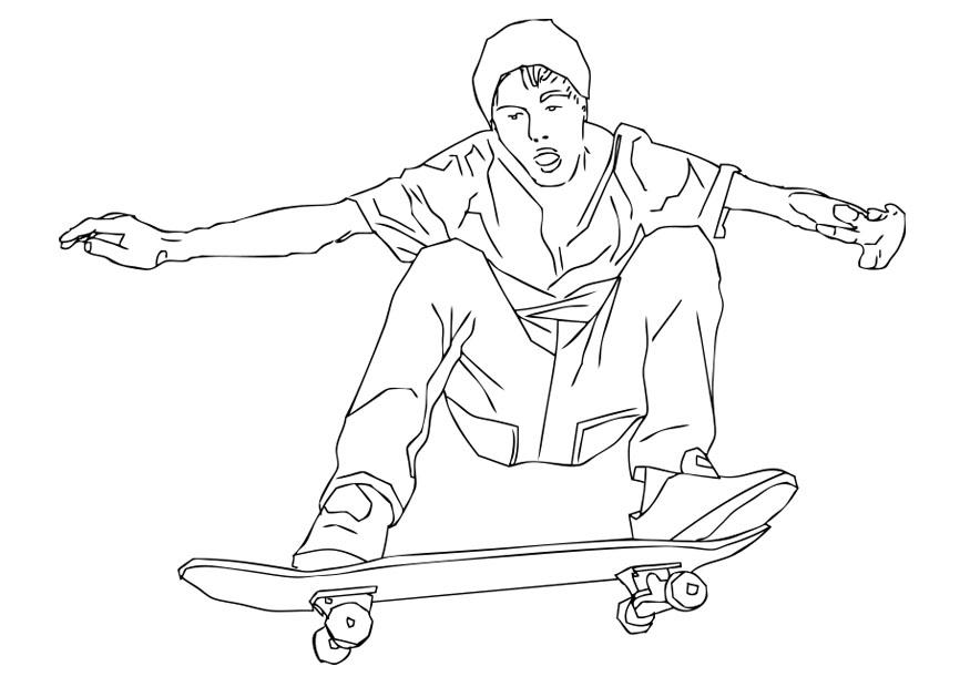 patiner Coloriage patiner