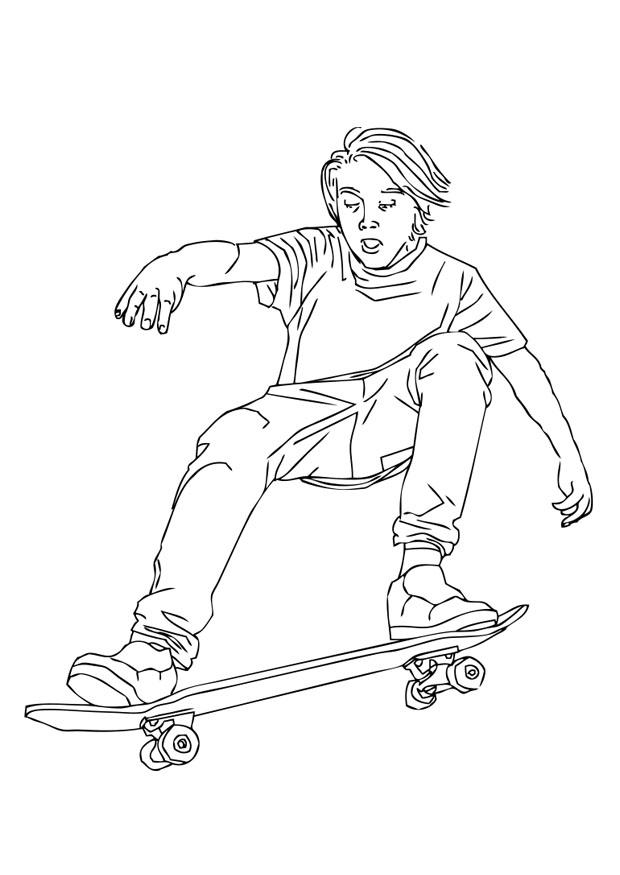 patiner Coloriage patiner