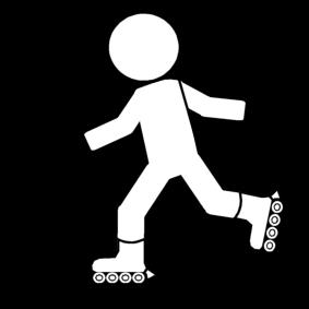 patins A roues alignA©es Coloriage patins A roues alignA©es