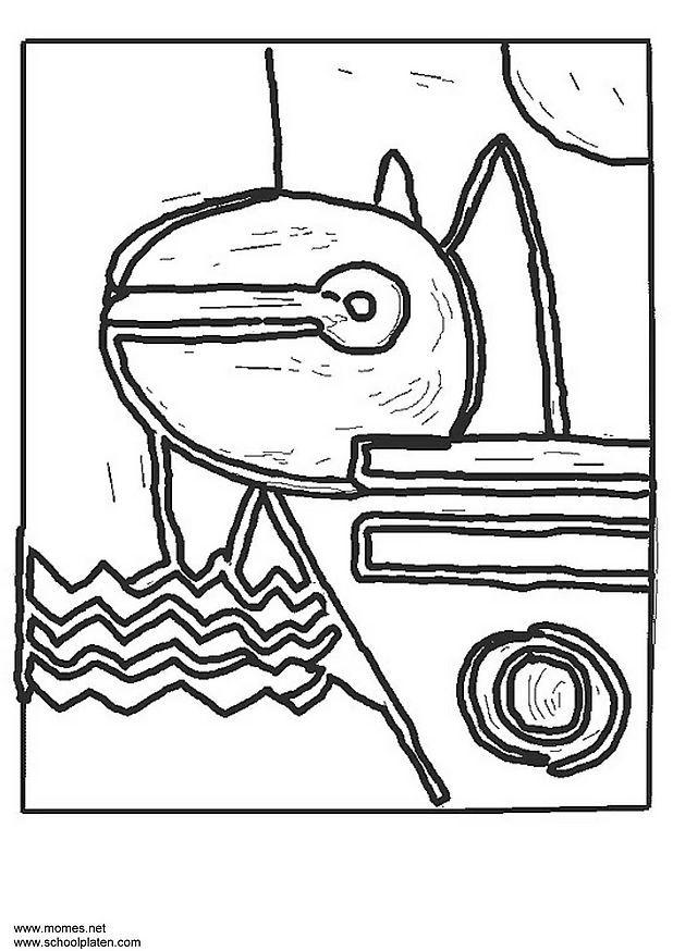 paul klee Coloriage paul klee