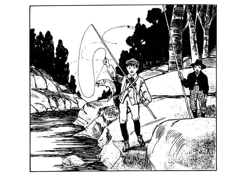 pAªcher Coloriage pAªcher
