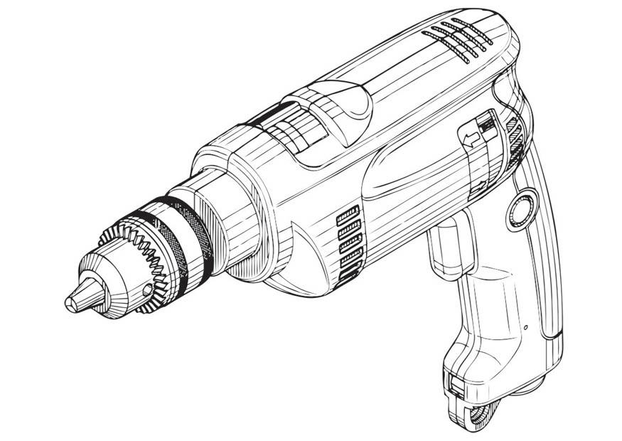 perceuse Coloriage perceuse