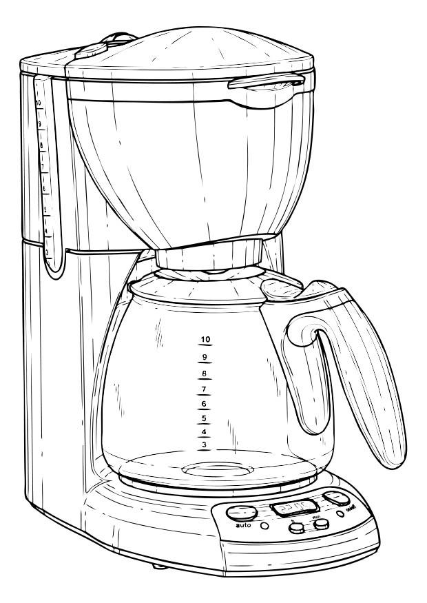 percolateur Coloriage percolateur