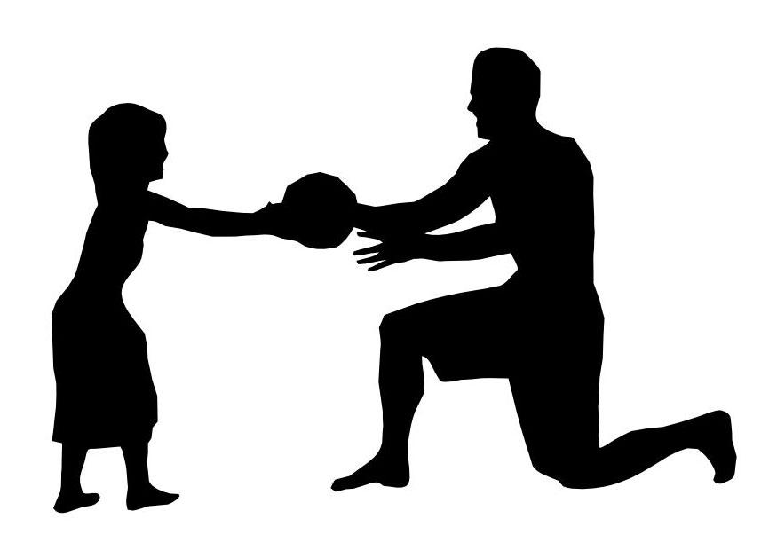 pA¨re et fils Coloriage pA¨re et fils