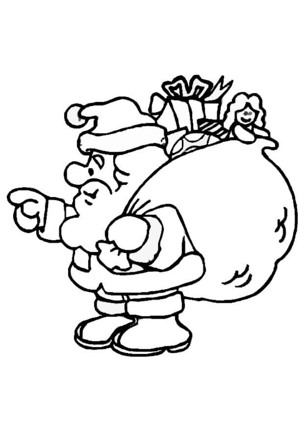 Coloriage pA¨re noA«l