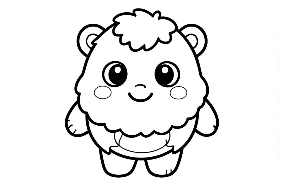 petit animal mignon Coloriage petit animal mignon