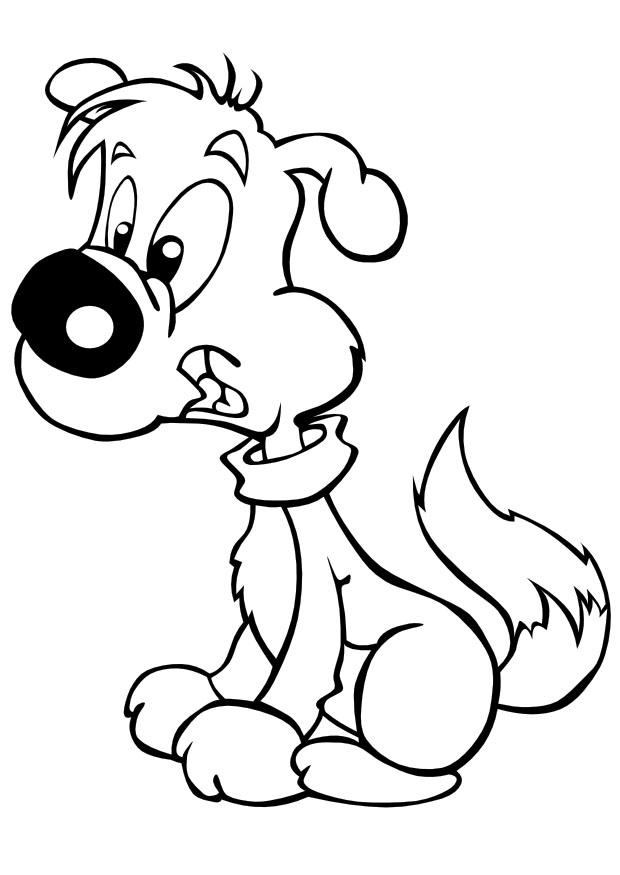 petit chien Coloriage petit chien