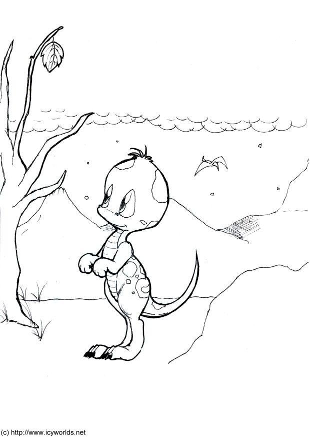 petit dragon Coloriage petit dragon