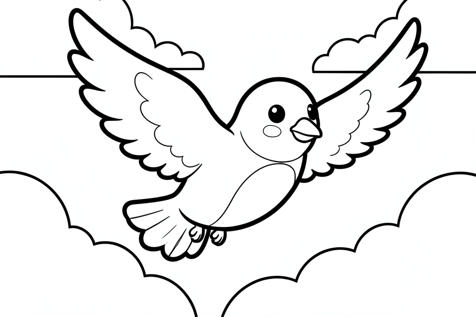 petit oiseau Coloriage petit oiseau