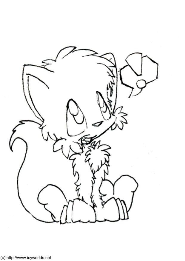 petit renard Coloriage petit renard