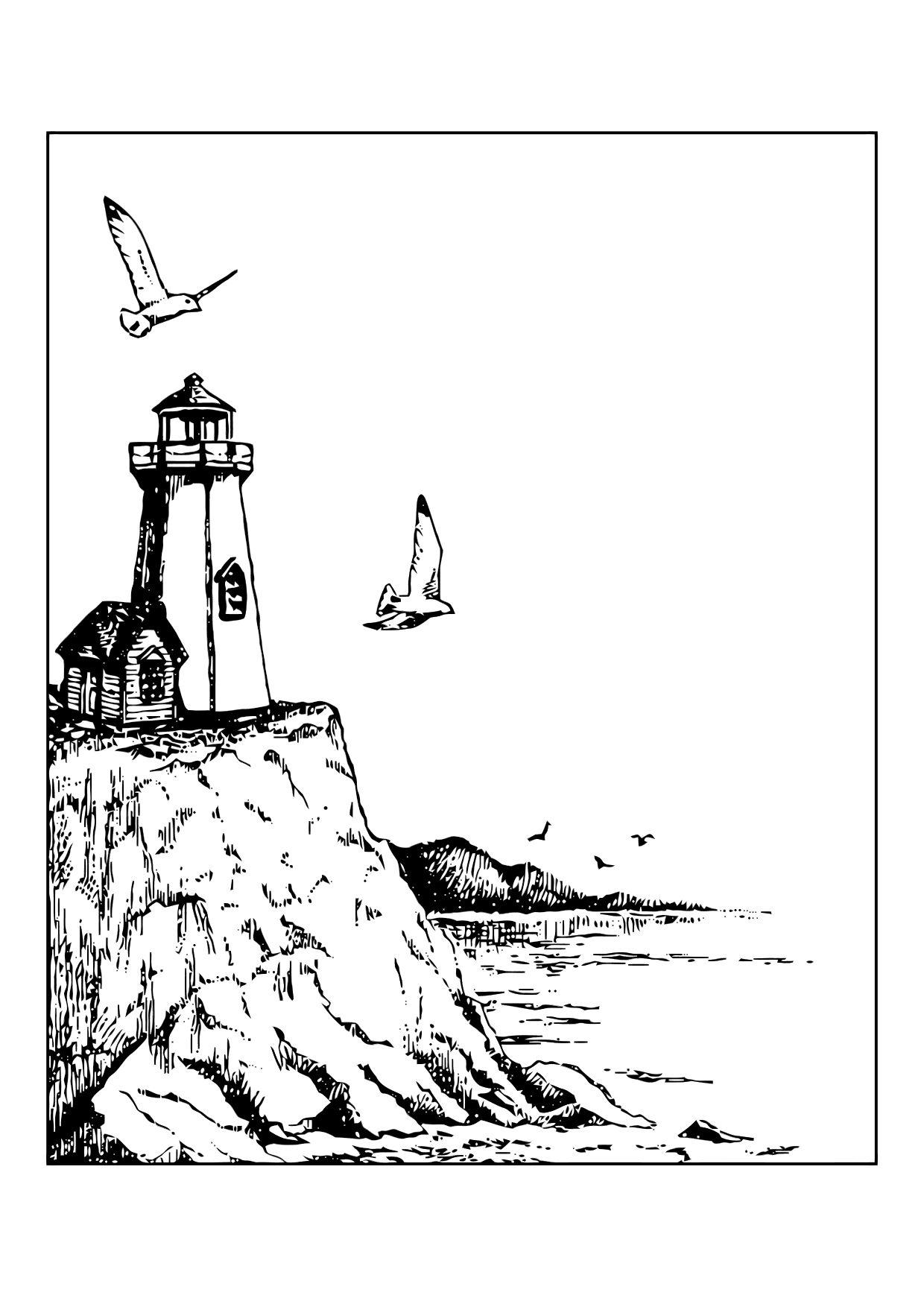 phare Coloriage phare