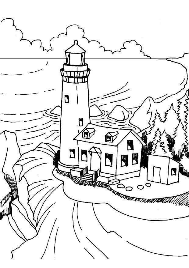 phare Coloriage phare
