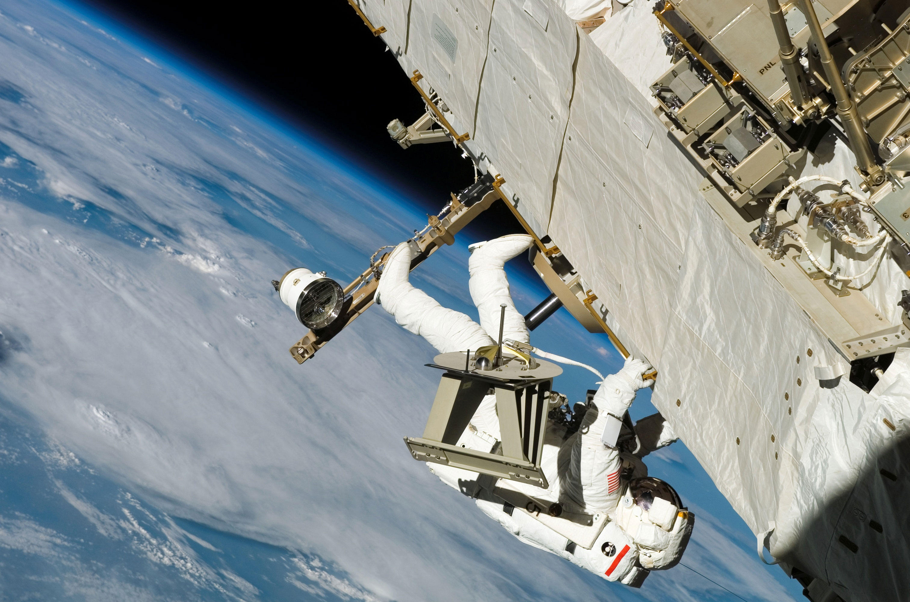Photo astronaute dans lespace