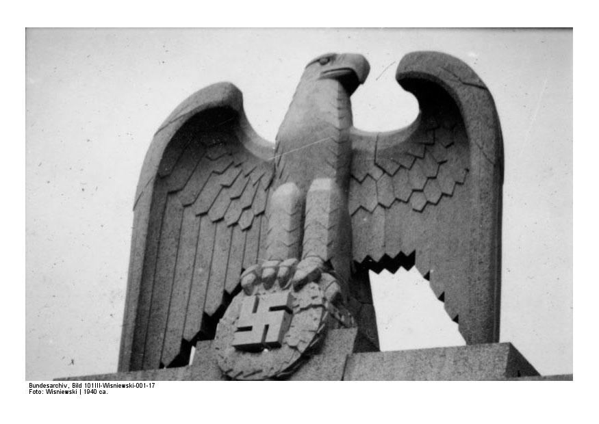 Photo berlin, aigle sur la caserne lssah