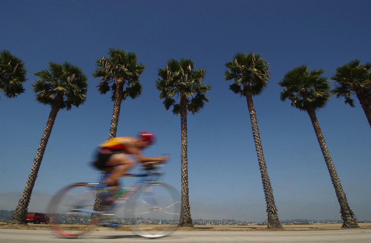 Photo course de cyclisme