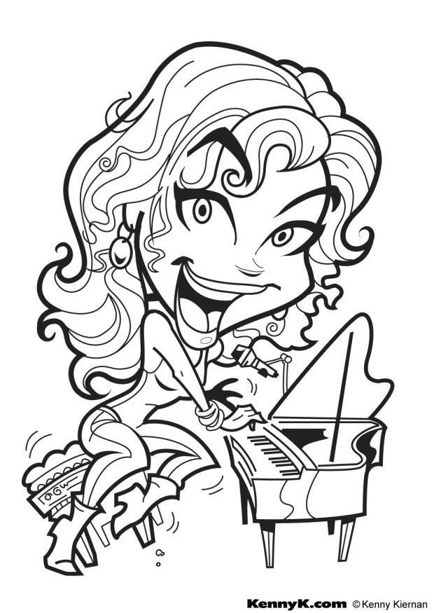 piano Coloriage piano