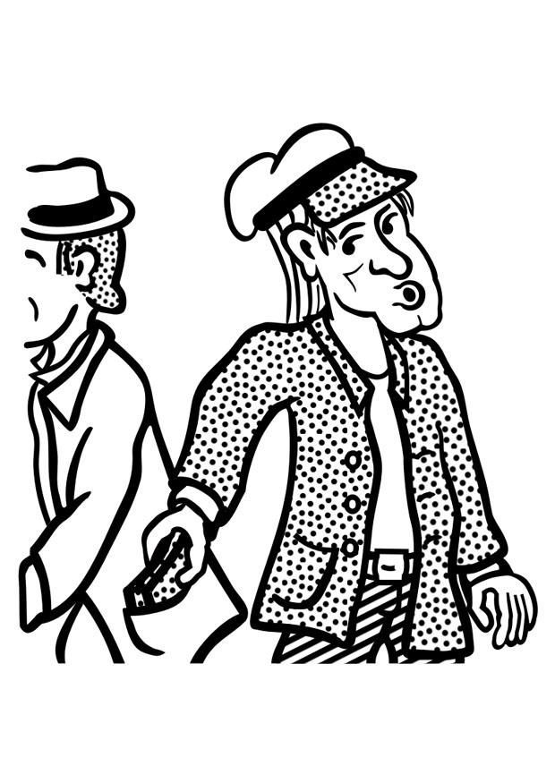 pickpocket Coloriage pickpocket